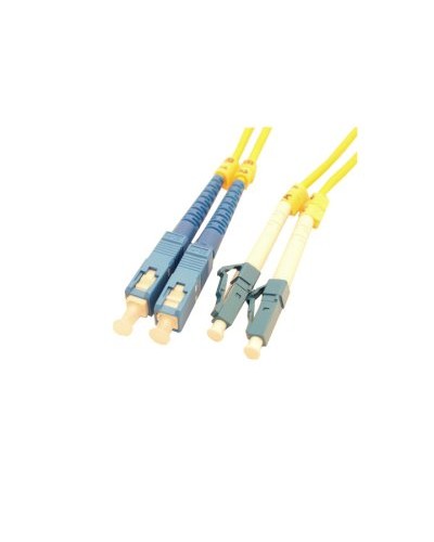 Патч-корд оптический дуплексный, ST/UPC-LC/UPC, SM, LSZH, 2 м LANMASTER LAN-2ST-2LC/SU-2.0 в Абакане Патч-корды и пигтейлы Pintop.ru