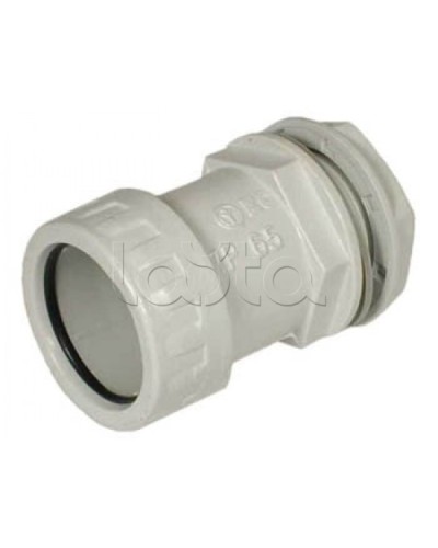 Муфта «труба-коробка» D16 мм , без галогена Экопласт 42716HF в Абакане Аксессуары для труб (ОКЛ) Экопласт Pintop.ru