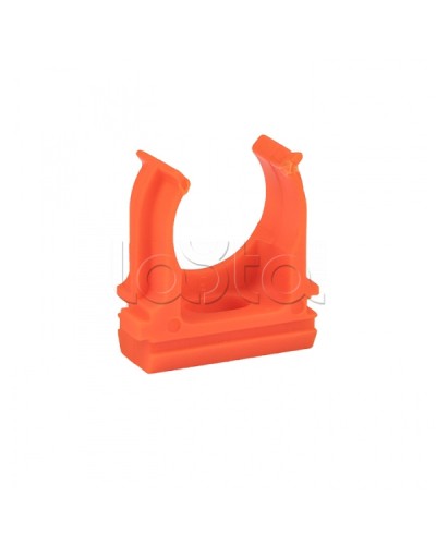 Крепеж-клипса d20 мм (10 шт) оранжевая EKF-Plast (derj-z-20o) в Абакане Держатели, клипсы, скобы Pintop.ru