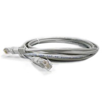 Патч-корд RJ45 - RJ45, 4 пары, UTP, категория 6, 5 м, серый, LSZH LANMASTER LAN-PC45/U6-5.0-GY