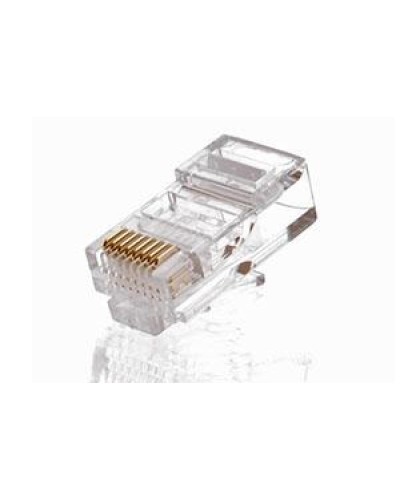 Разъем RJ-45 под витую пару категория 5е (1000 шт/уп) NETLAN EC-UP8P8C-5E-003-TR-1000 в Абакане Коннекторы Pintop.ru
