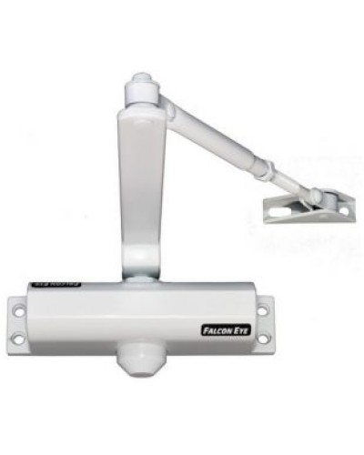 Доводчик дверной Falcon Eye FE-B3W (белый) в Абакане Доводчики Pintop.ru