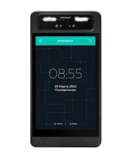 Терминал для биометрической идентификации по геометрии лица BioSmart QUASAR-MFR в Абакане Контроллеры Pintop.ru