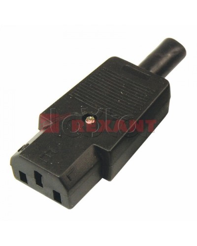 Гнездо сетевое на шнур (25шт/уп) REXANT 11-0004 в Абакане Коннекторы Pintop.ru