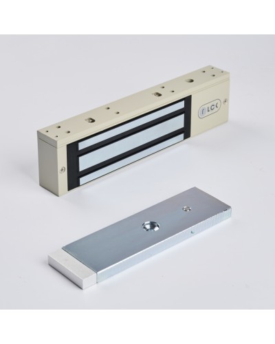 R-Lock RL-EM500-LSG - Электромагнитный замкок, 500кг, DC12/24B, цвет серый, RAL7032 (галечный серый), два датчика втроены в корпус замка: датчик Холла и магнито-контактный датчик в Абакане Электромагнитные замки Pintop.ru