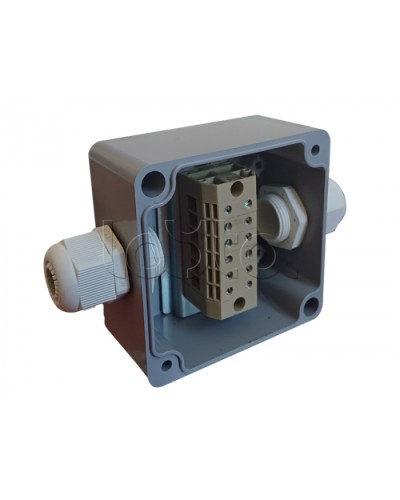 Коробка пылевлагонепроницаемая клеммная G366 А К 10 мм2 АЯКС IP66/IP65, 82x80x55 Магнито-контакт в Абакане Распределительные коробки Pintop.ru