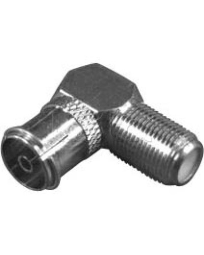 Переходник гнездо F - гнездо TV угловой (50шт/уп) REXANT 05-4312 в Абакане Коннекторы Pintop.ru