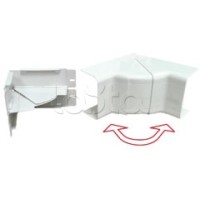 Угол внутренний изменяемый 100x40 с задней стенкой и разделителем для кабель-канала серии ARC-LAN Экопласт 576114