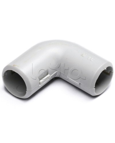 Колено открывающееся, 90 градусов 32 DKC (50532) - Колено открывающееся 90°, номинальный ф32мм, пластик, IP40, RAL 7035 в Абакане Повороты, муфты, тройники Pintop.ru