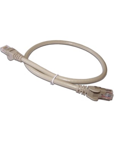 Патч-корд RJ45 - RJ45, 4 пары, UTP, категория 6, 0.5 м, серый LANMASTER LAN6-45-45-0.5-GY в Абакане Патчкорды (медные) Pintop.ru