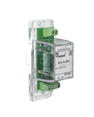 Устройство защиты от импульсных перенапряжений Forteza Блок БГр-24-VAC в Абакане Устройства защиты операционных процессоров (ОПС) Pintop.ru