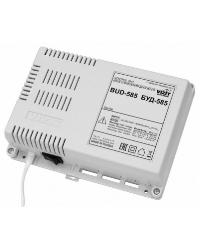 Блок управления и питания периметрового домофона VIZIT БУД-585 в Абакане Блоки управления многоабонентные Pintop.ru