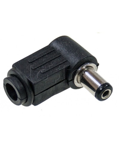 Разъем питания штекер 2.1х5.5x10мм угловой (50шт/уп) REXANT 14-0312 в Абакане Коннекторы Pintop.ru