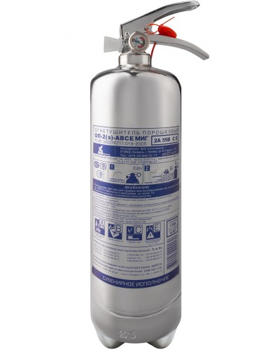 Огнетушитель ПОЖТЕХНИКА ОП-2(з) МИГ d110 нерж (1А, 21В, С, Е) в Абакане Огнетушители Pintop.ru