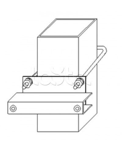 Узел крепления блоков подключения и управления БД-НР, БМ-НР, БУПР извещателей Омега-микродизайн УЗК-КС 80 в Абакане Кронштейны и планки для извещателей Pintop.ru