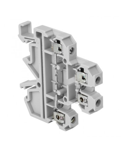 Клемма винтовая двухуровневая JXB-4/35 серая EKF (plc-jxb-2-4/35gy) в Абакане Клеммные колодки Pintop.ru