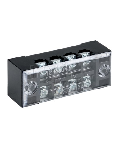 Терминал клеммный TB-1504 до 1,5 мм2 15A 4 клеммные пары EKF PROxima (tb-1504) в Абакане Клеммные колодки Pintop.ru