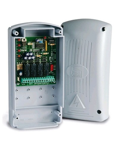 Внешний, двухчастотный, 4-канальный радиодекодер Came 806RV-0020 в Абакане Запчасти для шлагбаумов и автоматики Pintop.ru