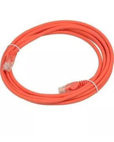 Патч-корд RJ45 - RJ45, 4 пары, UTP, категория 6, 1.5 м, оранжевый, LSZH LANMASTER LAN-PC45/U6-1.5-OR в Абакане Патч-корды и пигтейлы Pintop.ru