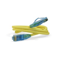 Патч-корд U/UTP Hyperline PC-LPM-UTP-RJ45-RJ45-C6-0.3M-LSZH-YL