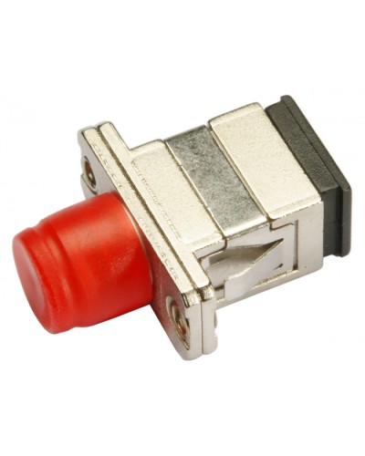 Соединитель проходной SC-FC, SM(для одномодового кабеля), D-тип Cabeus SC-FC-SM в Абакане Проходные адаптеры и розетки оптические Pintop.ru