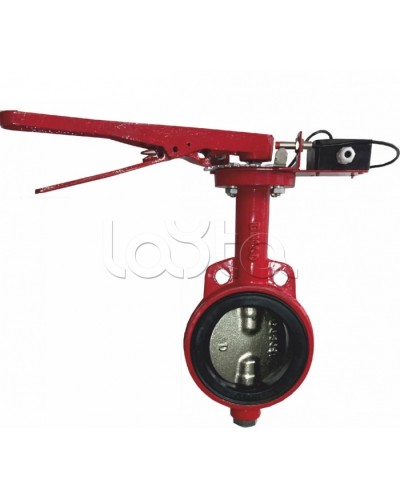 Затвордисковый с ручным приводом с контролем положения УКПЗА Спецавтоматика 3т 200/1,6(Р)-Ф.У3.1-АМК-200v2 в Абакане Затворы дисковые Pintop.ru