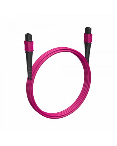 Кабельная сборка MPO(F) -MPO(F)-8 волокон 50/125 OM4, 5 m Cabeus (FOP-50-OM4-8-MPO(F)-8-MPO(F)-B-5m) в Абакане Кабельные сборки (оптические) Pintop.ru