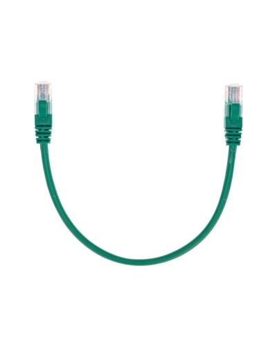 Патч-корд U/UTP, CAT 5e, RJ45-RJ45, 26AWG, LSZH, зеленый, 0,3м REXANT 02-0106-03 в Абакане Патчкорды (медные) Pintop.ru