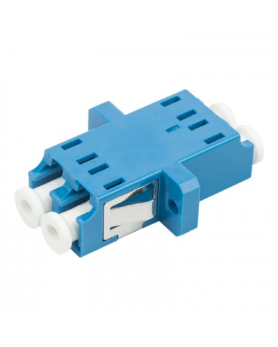 Адаптер оптический проходной LC-LC, OS2, дуплекс (duplex), синий Datarex DR-541102 в Абакане Коммутационные изделия Pintop.ru