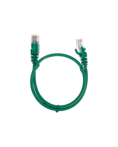 Патч-корд U/UTP, CAT 5e, RJ45-RJ45, 26AWG, LSZH, зеленый, 0,5м REXANT 02-0106-05 в Абакане Патчкорды (медные) Pintop.ru