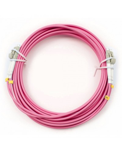 Шнур оптический duplex LC-LC 50/125 mm OM4 5м LSZH Cabeus FOP-50-OM4-LC-LC-5m в Абакане Патч-корды оптические Pintop.ru