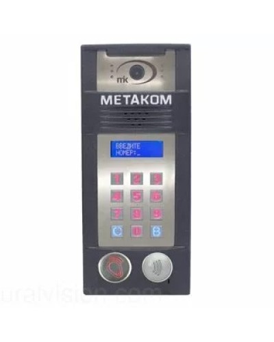 Многоабонентый антивандальный блок вызова со встроенной гибридной видеокамерой Метаком MК2018-MFCGVH в Абакане Блоки вызова многоабонентные Pintop.ru