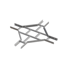 Х-разветвитель лестничный 50х600х1,2 мм INOX304 N КМ-Профиль (LXD50-600-1.2 INOX304 N)