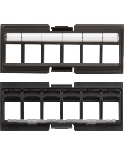 Вставка под кейстоны в модульную панель, экранированная, 6 портов, без шторок LANMASTER LAN-FRM-IN-6OK-SXX в Абакане Коммутационные изделия Pintop.ru