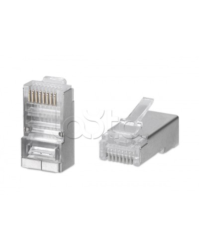 Коннектор RJ-45 Cabeus (8P8C-SH-FC) в Абакане Коннекторы и разъемы Pintop.ru