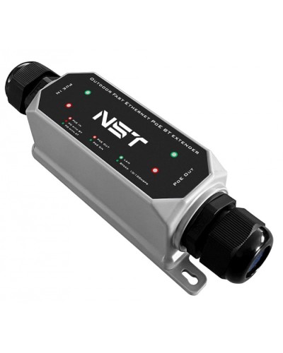 Уличный Ultra PoE удлинитель Fast Ethernet до 250м на 1 порт NST NS-EX-1FP/W в Абакане Дополнительное оборудование для сетей Pintop.ru