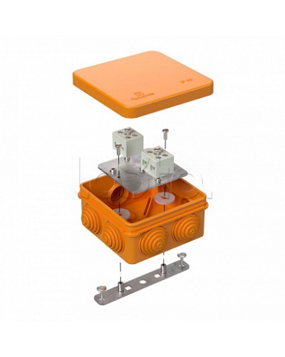Коробка огнестойкая для о/п 40-0210-FR6.0-4 Е15-Е120 80х80х40 Промрукав в Абакане Огнестойкие кабельные линии Pintop.ru