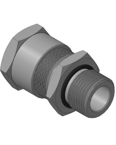 Кабельный ввод с резьбой G1/2 мм для открытой прокладки кабеля с проходным диаметром d=8-12 мм Спектрон КВН-ЕХЕ-12-Н-G1/2 в Абакане Аксессуары для кабель-канала Pintop.ru