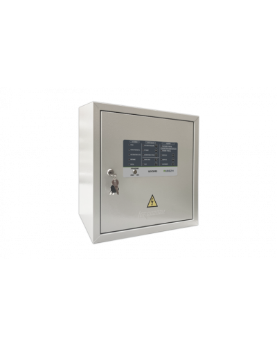 Шкаф управления адресный Рубеж ШУН/В-1,5-03-УПП-R3 IP54 в Абакане Адресная система пожарной сигнализации РУБЕЖ Pintop.ru