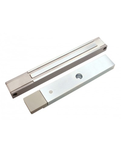 Электромагнитный замок с датчиком состояния двери ALeko ALM-200P (24В серый) в Абакане Электромагнитные замки Pintop.ru