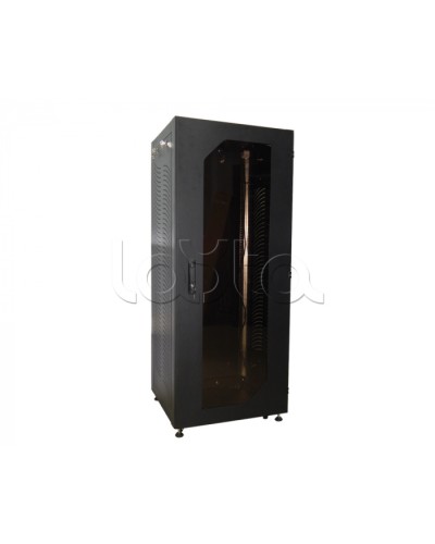 Шкаф телекоммуникационный Тромбон ТШ-386060Ч10 напольный 38U на 10 приборов в Абакане Система оповещения и трансляции Pintop.ru