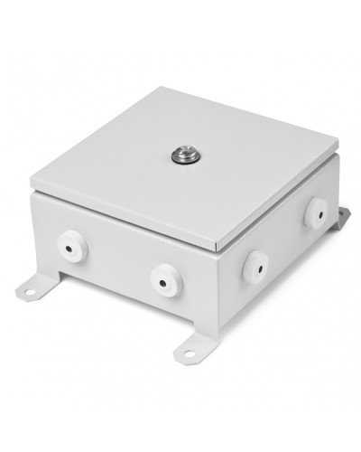 Коробка монтажная огнестойкая металлическая герметичная КМОМГ (4к х 2,5мм) 100х100х60 IP 54 (3 ввода) ПожТехКабель (076-401) в Абакане Распределительные коробки Pintop.ru