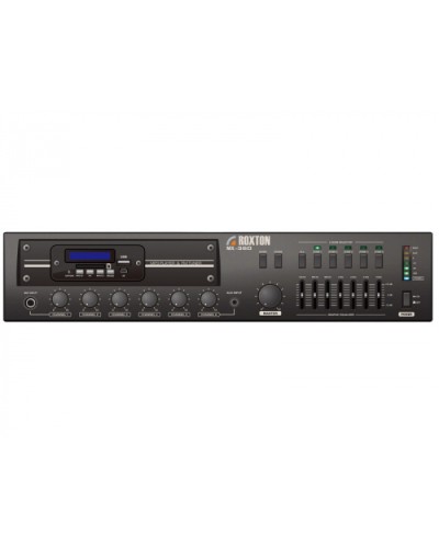 Микшер-усилитель 600 Вт ROXTON MX-600 в Абакане Система оповещения и трансляции Roxton Pintop.ru