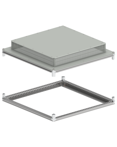 FORMAT Крыша и основание (под фланец) 1000х1000мм IP31 IEK (FO-00-KOF-100-100-31) в Абакане Аксессуары для стоек и шкафов Pintop.ru