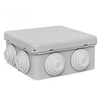 Коробка распределительная КМР-030-031 с крышкой наружн (85х85х40) 8 мембр вводов IP55 EKF (plc-kmr-030-031)