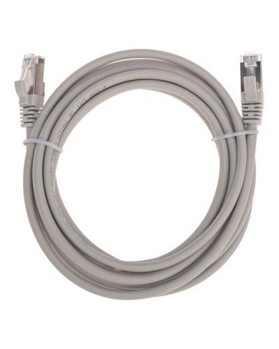 Патч-корд F/UTP, CAT 5e, RJ45-RJ45, 26AWG, LSZH, серый, 3м REXANT 02-0110-3 в Абакане Патчкорды (медные) Pintop.ru