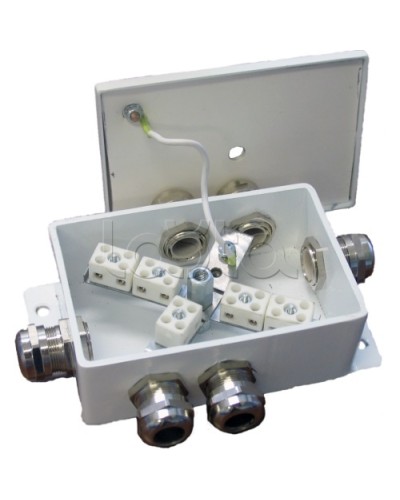 Коробка монтажная огнестойкая Гефест КМ-О (10к)-IP66-d, шесть вводов в Абакане Распределительные коробки Pintop.ru