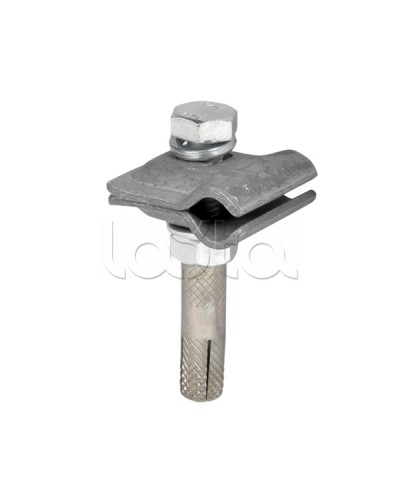 Зажим прута унив. малый 51510 HZ (30x30мм) с анкером EKF PROxima (lp-51511) в Абакане Крепежные изделия Pintop.ru