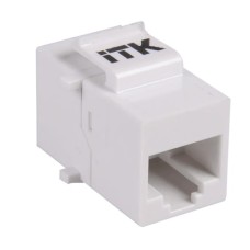 Проходной адаптер кат.5E UTP, RJ45-RJ45, тип Keystone Jack ITK CS7-1C5EU