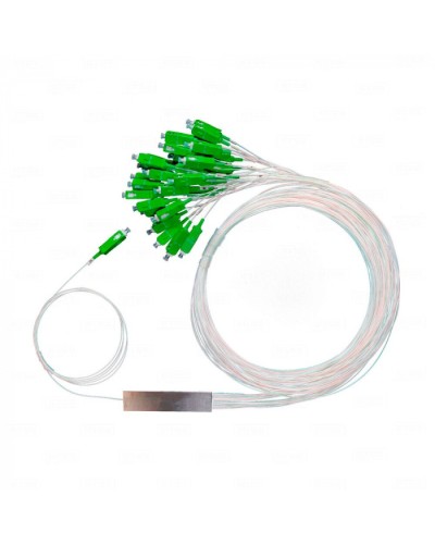 Разветвитель план 1х32 окон SC/APC 9/125 вывод 1,5м буфер 0.9мм 1260/1650 Cabeus (FCT-PLC-1/32-9-SC/A-1.5-0.9) в Абакане Оптические разветвители (сплиттеры) Pintop.ru